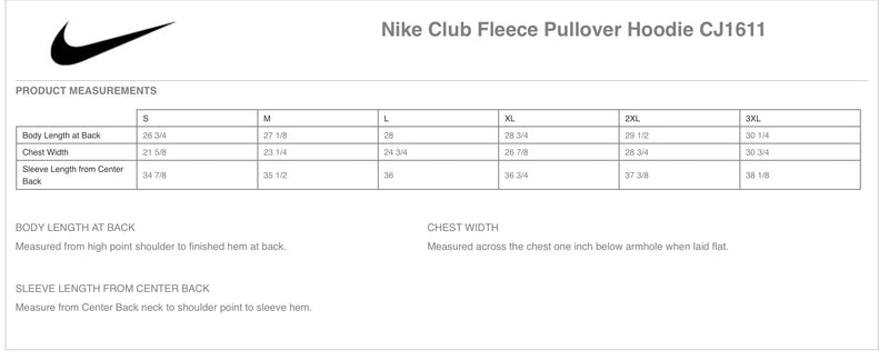 Adult Nike Club Fleece Pullover Hoodie