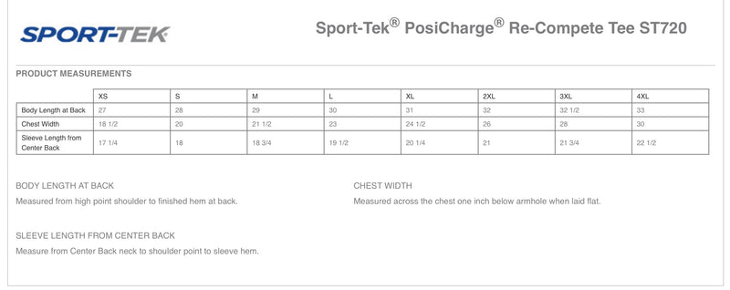 Adult Sport Tek PosiCharge Tee Colts