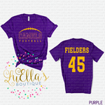 Glitter Camels Football with Personalization