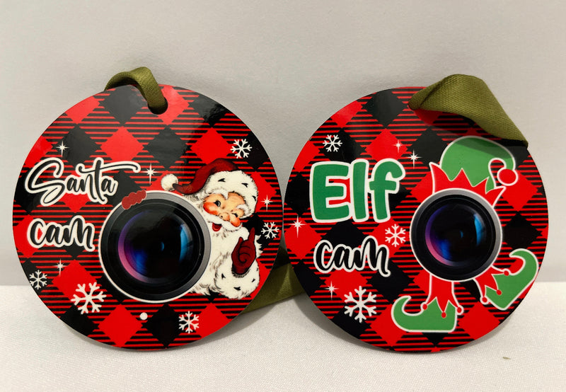 Elf or Santa Cam Ornament